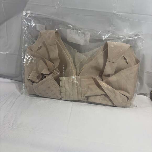 Women’s Seamless Full Coverage Bra Beige Nude Size 3XL Wireless Padded Comfort - Picture 6 of 10